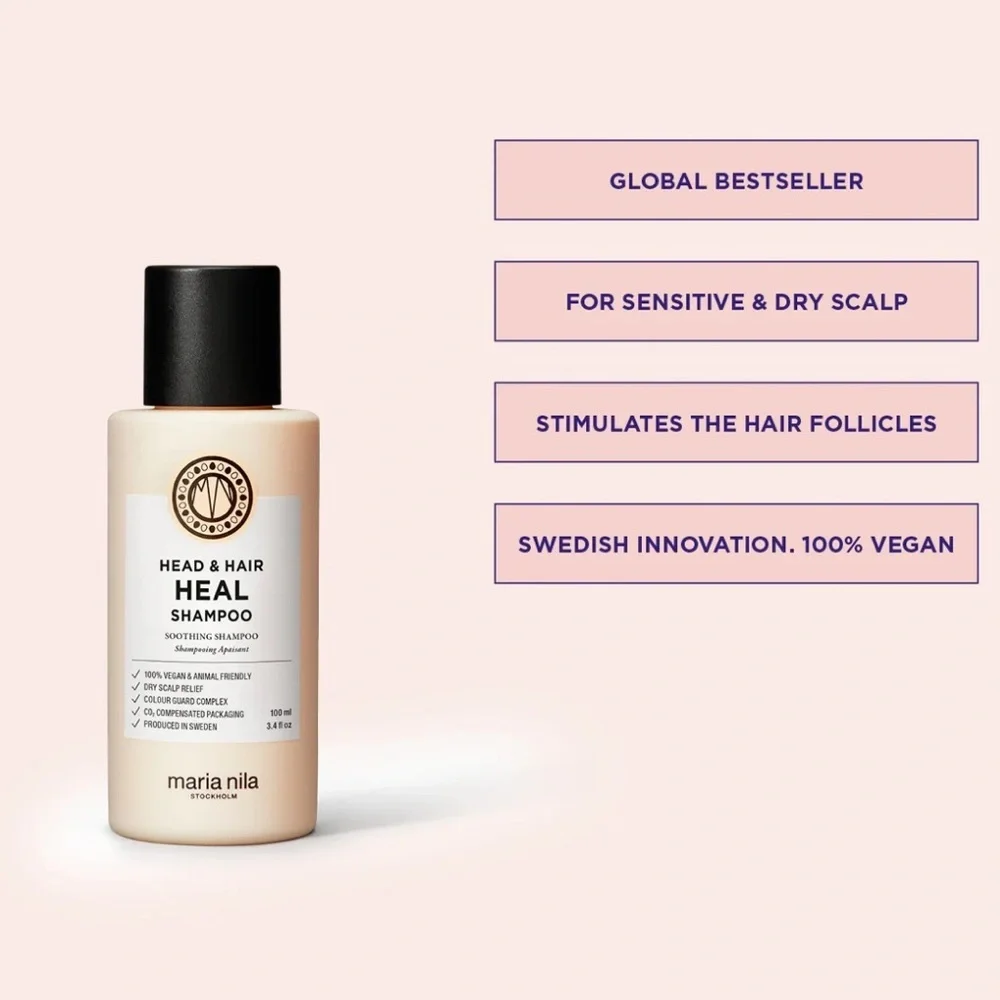 🌿 MARIA NILA Head & Hair Heal Shampoo & Conditioner Duo Set - 3.4 oz Travel Size - Picture 4 of 10